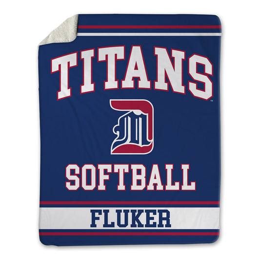 Detroit Mercy - NCAA Softball : Allison Fluker - Blanket-0