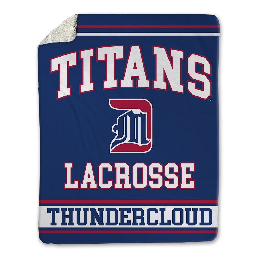 Detroit Mercy - NCAA Men's Lacrosse : Marcus Thundercloud - Blanket-0