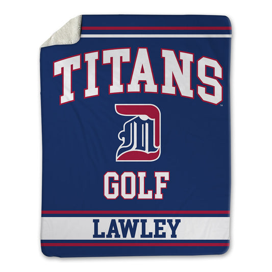 Detroit Mercy - NCAA Men's Golf : Peyton lawley Lawley - Blanket-0