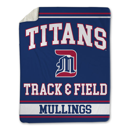 Detroit Mercy - NCAA Women's Track & Field : Abigail Mullings - Blanket-0