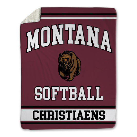 Montana - NCAA Softball : Alanna Christiaens - Blanket-0