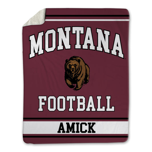 Montana - NCAA Football : Colin Amick - Blanket-0