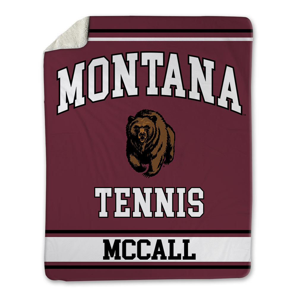 Montana - NCAA Men's Tennis : Duncan McCall - Blanket-0