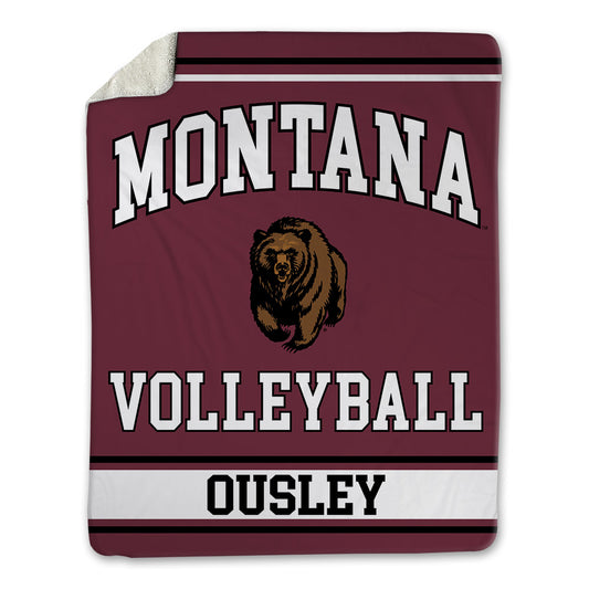 Montana - NCAA Women's Volleyball : Calista Ousley - Blanket-0