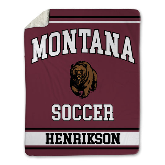 Montana - NCAA Women's Soccer : Allison Henrikson - Blanket-0