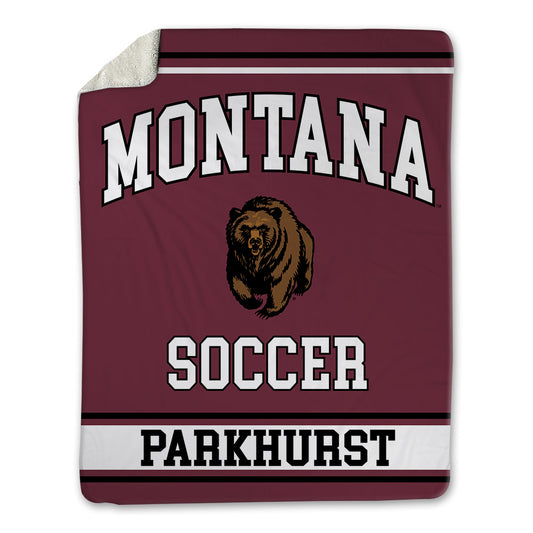 Montana - NCAA Women's Soccer : Mia Parkhurst - Blanket-0