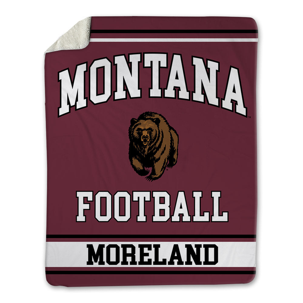 Montana - NCAA Football : Derek Moreland - Blanket-0