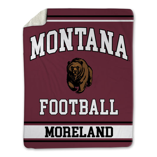 Montana - NCAA Football : Derek Moreland - Blanket-0
