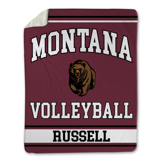 Montana - NCAA Women's Volleyball : Delaney Russell - Blanket-0