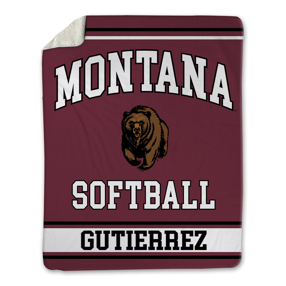 Montana - NCAA Softball : Brianna Gutierrez - Blanket-0