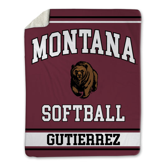 Montana - NCAA Softball : Brianna Gutierrez - Blanket-0