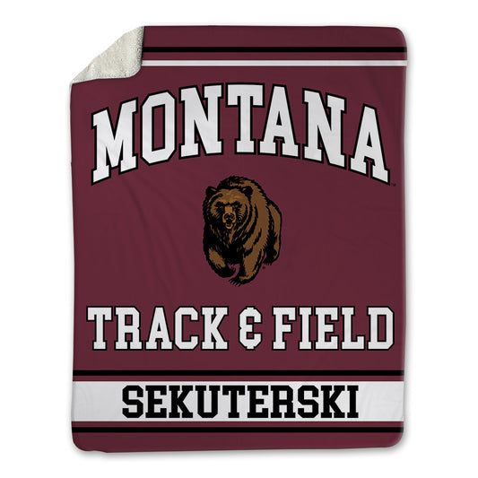 Montana - NCAA Men's Track & Field : Caiden Sekuterski - Blanket-0