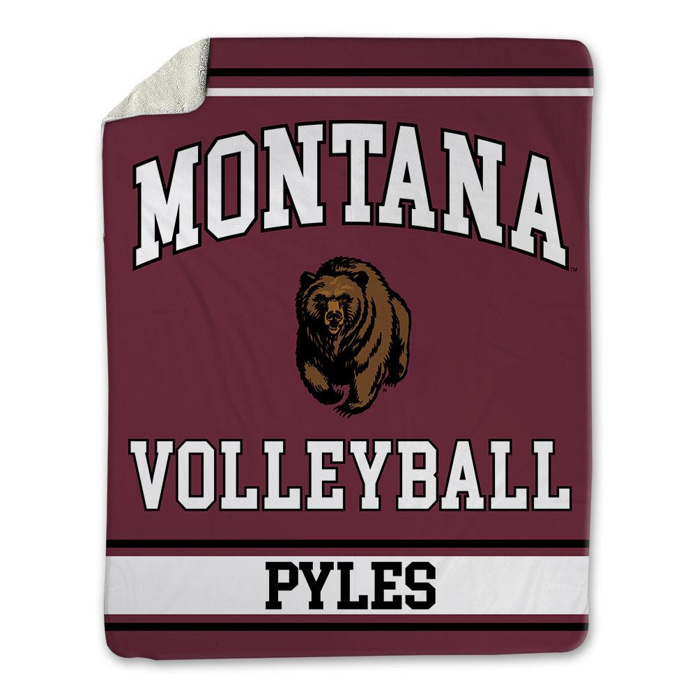 Montana - NCAA Women's Volleyball : Maddie Pyles - Blanket-0