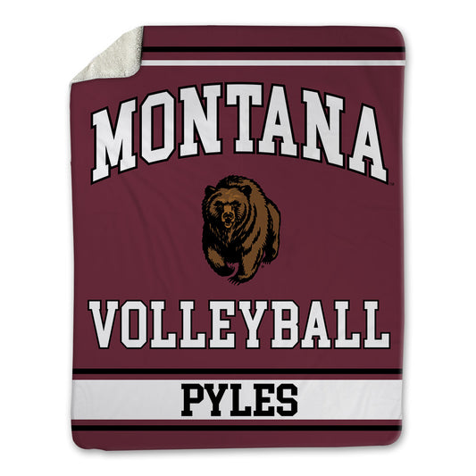 Montana - NCAA Women's Volleyball : Maddie Pyles - Blanket-0