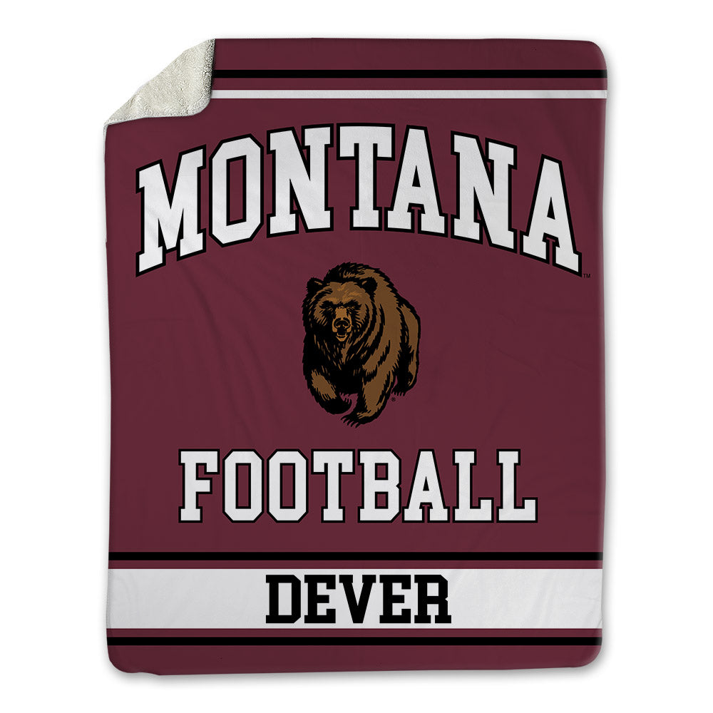 Montana - NCAA Football : Jordan Dever - Blanket-0