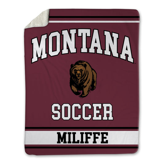 Montana - NCAA Women's Soccer : Jillian Miliffe - Blanket-0