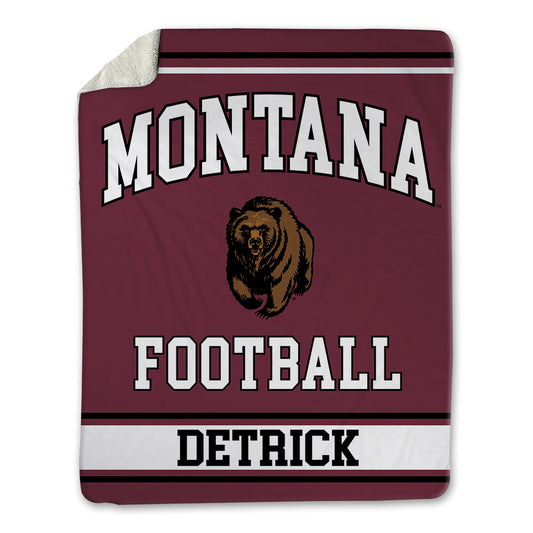 Montana - NCAA Football : Kellen Detrick - Blanket-0