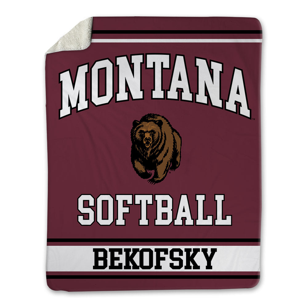 Montana - NCAA Softball : Mackenzie Bekofsky - Blanket-0
