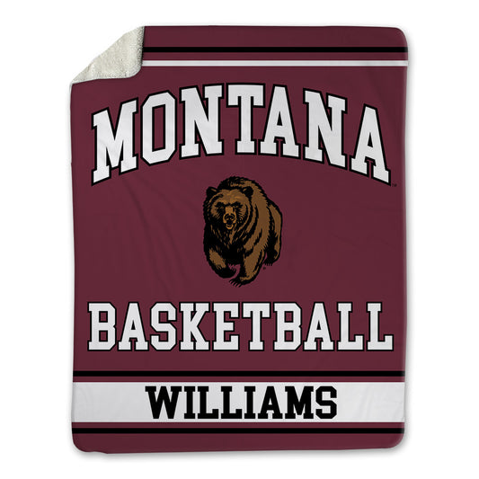 Montana - NCAA Men's Basketball : Money Williams - Blanket-0