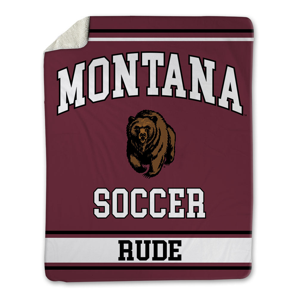 Montana - NCAA Women's Soccer : Malli Rude - Blanket-0