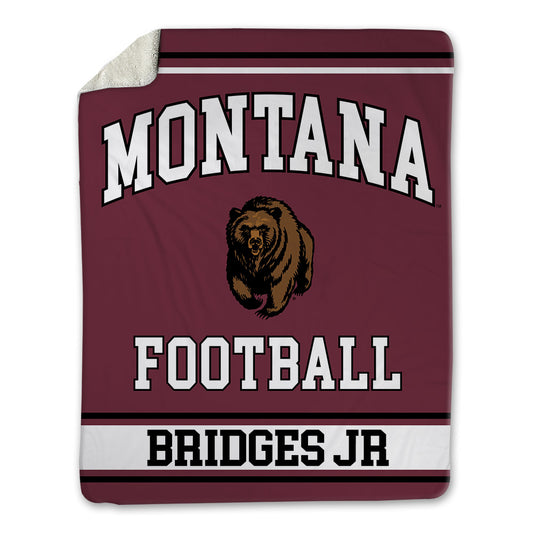 Montana - NCAA Football : Lekeldrick Bridges Jr - Blanket-0