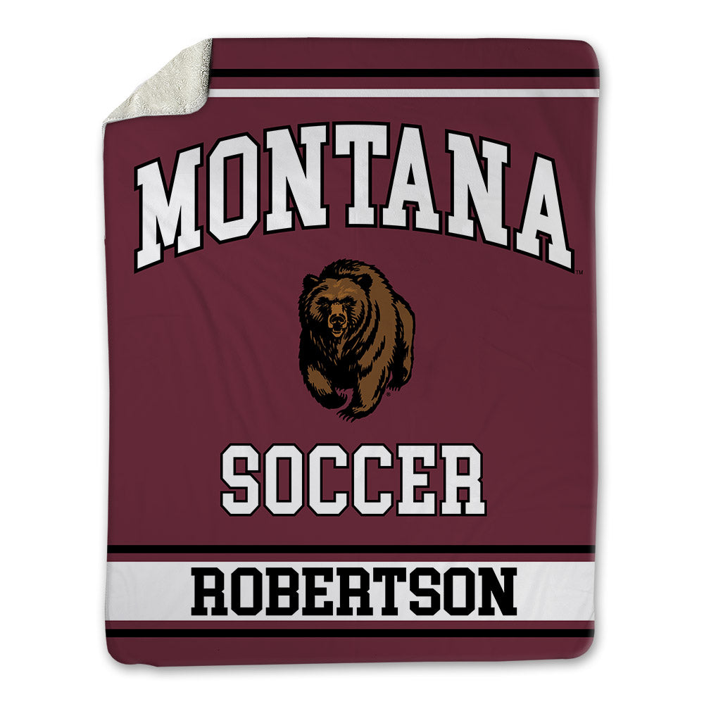 Montana - NCAA Women's Soccer : Lydia Robertson - Blanket-0