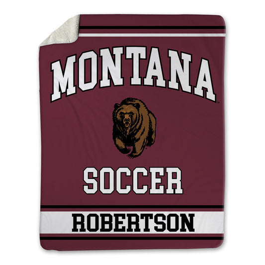 Montana - NCAA Women's Soccer : Lydia Robertson - Blanket-0