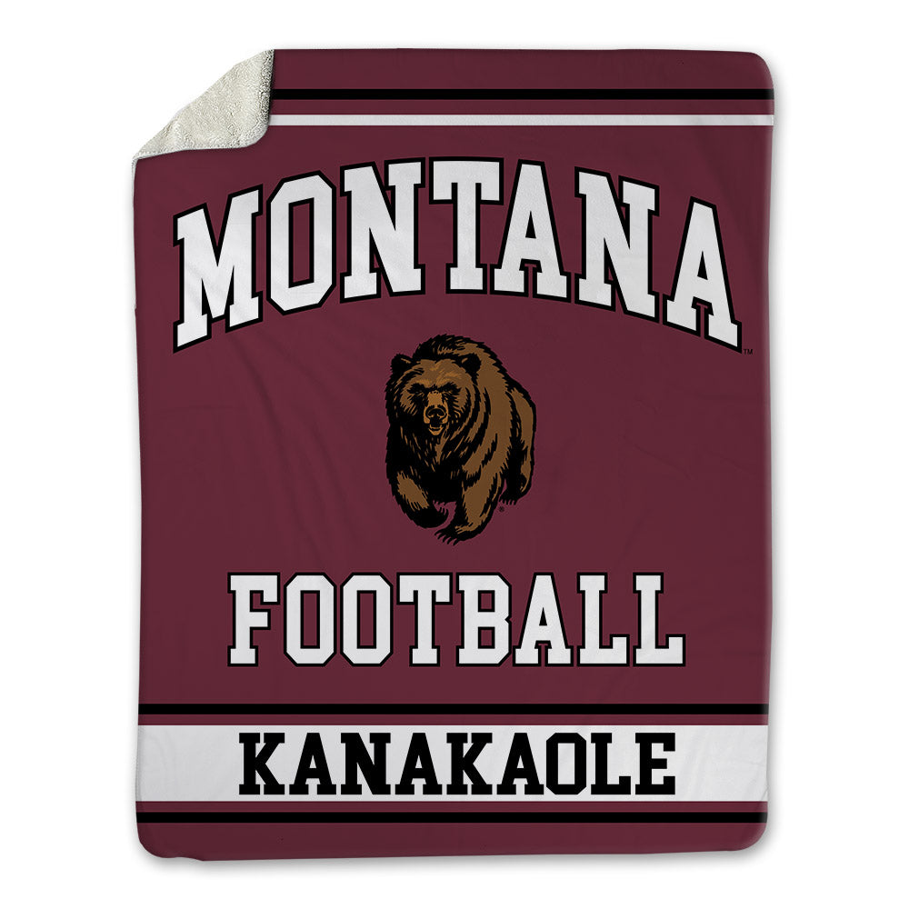 Montana - NCAA Football : Kaikoa Kanakaole - Blanket-0