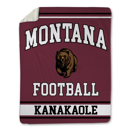 Montana - NCAA Football : Kaikoa Kanakaole - Blanket-0
