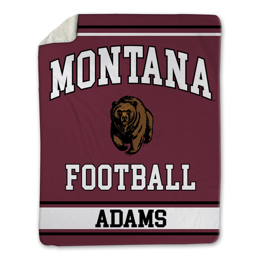 Montana - NCAA Football : Weston Adams - Blanket-0