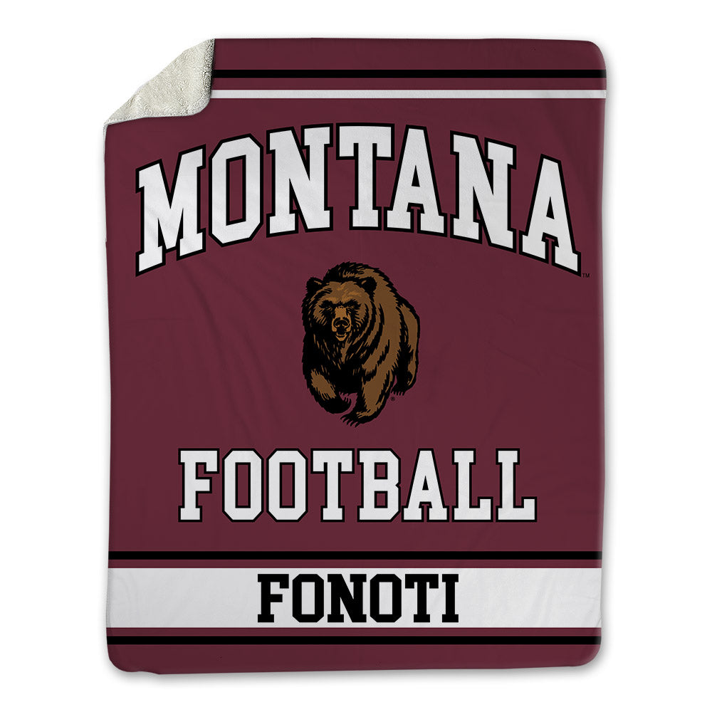 Montana - NCAA Football : Va'aimalae Fonoti - Blanket-0