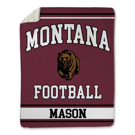 Montana - NCAA Football : Jacob Mason - Blanket-0