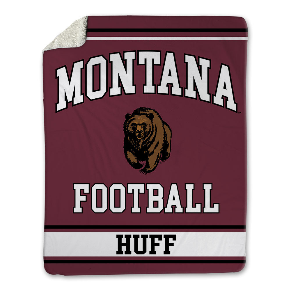 Montana - NCAA Football : Tanner Huff - Blanket-0