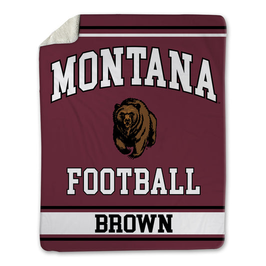 Montana - NCAA Football : Liam Brown - Blanket-0
