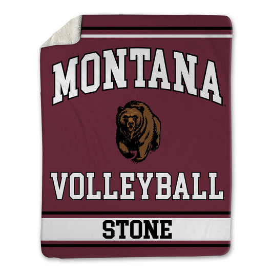 Montana - NCAA Women's Volleyball : Alex Stone - Blanket-0