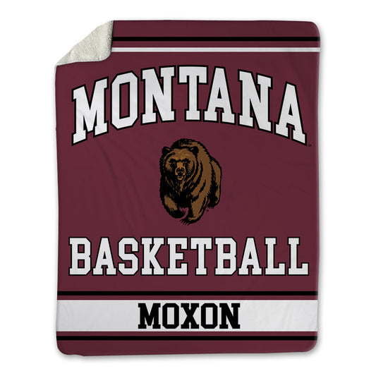 Montana - NCAA Men's Basketball : Luke Moxon - Blanket-0
