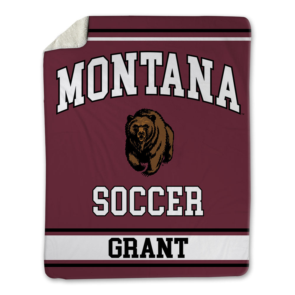 Montana - NCAA Women's Soccer : Kiera Grant - Blanket-0