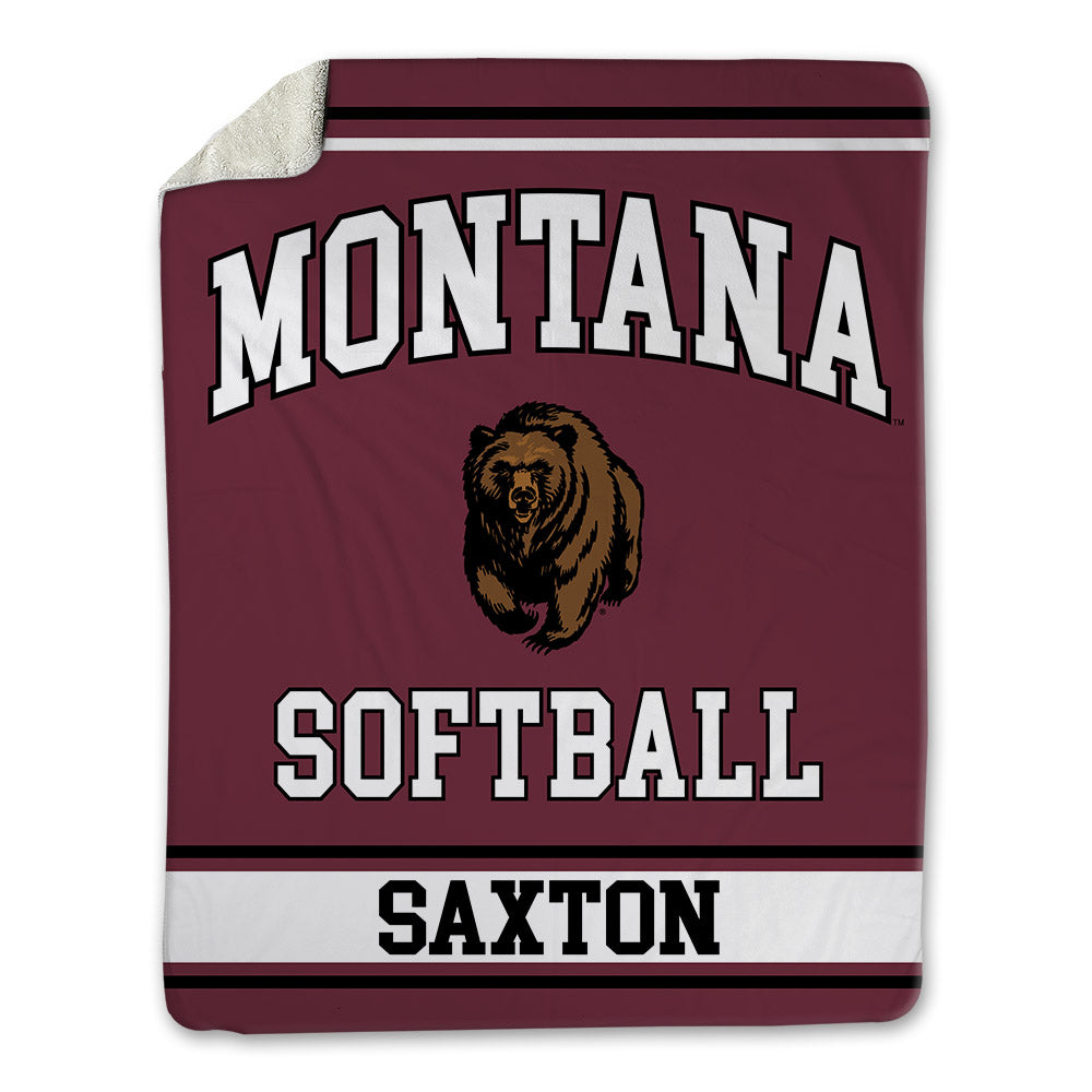Montana - NCAA Softball : Chloe Saxton - Blanket-0