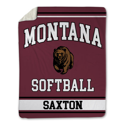 Montana - NCAA Softball : Chloe Saxton - Blanket-0
