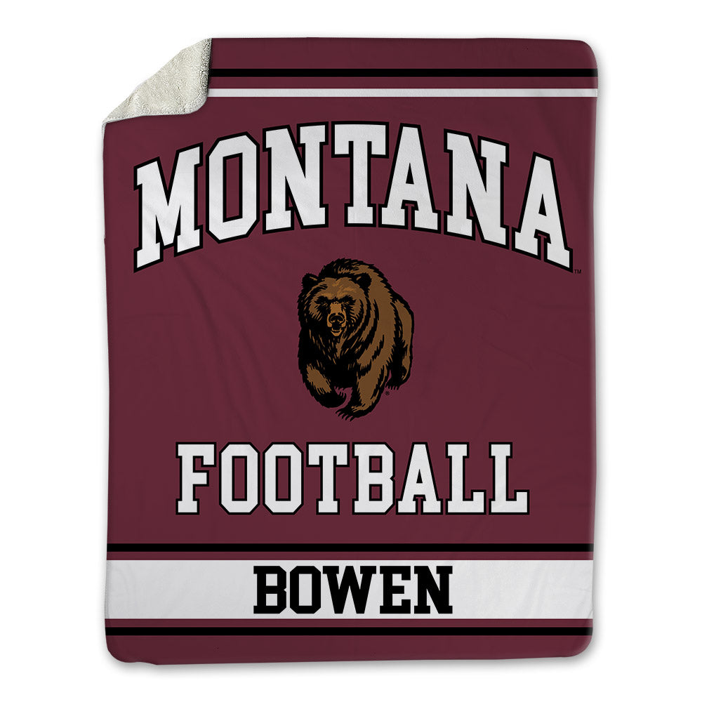 Montana - NCAA Football : Carter Bowen - Blanket-0