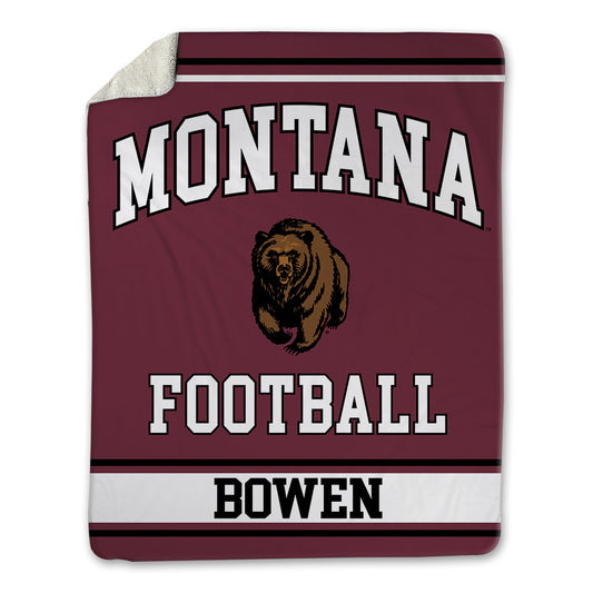 Montana - NCAA Football : Carter Bowen - Blanket-0
