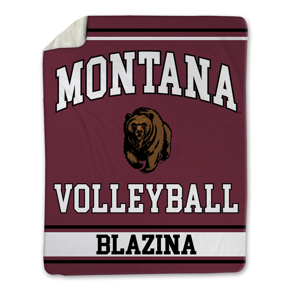 Montana - NCAA Women's Volleyball : Josie Blazina - Blanket-0