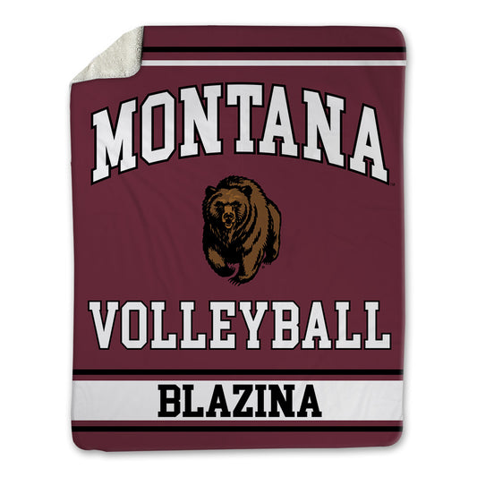 Montana - NCAA Women's Volleyball : Josie Blazina - Blanket-0