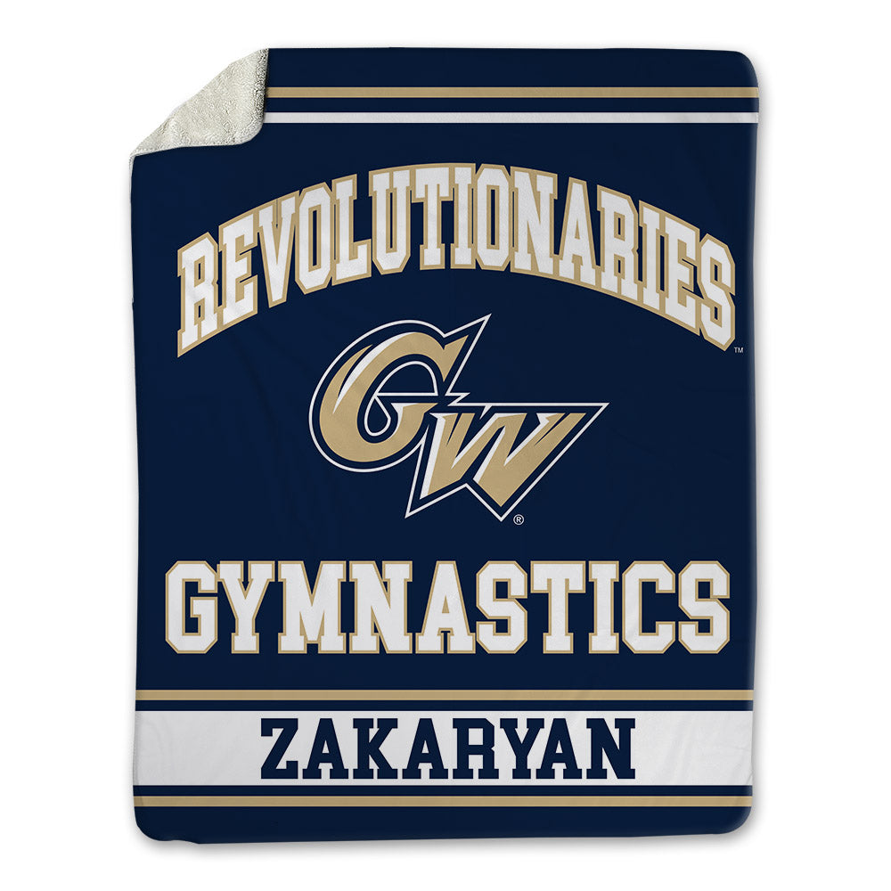 GWU - NCAA Women's Gymnastics : Alexia Zakaryan - Blanket-0