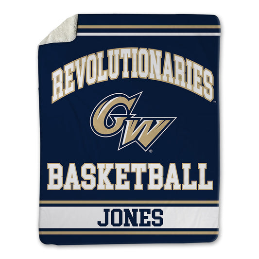 GWU - NCAA Men's Basketball : Christian Jones - Blanket-0