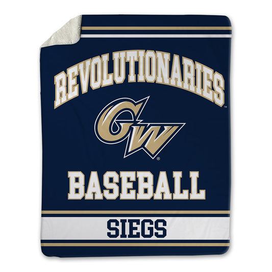 GWU - NCAA Baseball : Brandon Siegs - Blanket-0