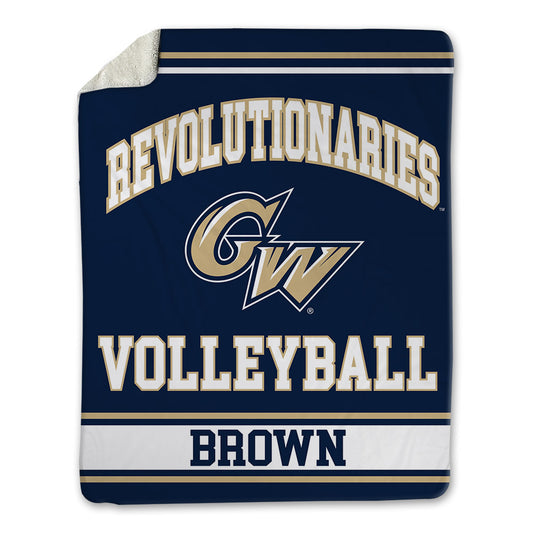 GWU - NCAA Women's Volleyball : Haylee Brown - Blanket-0