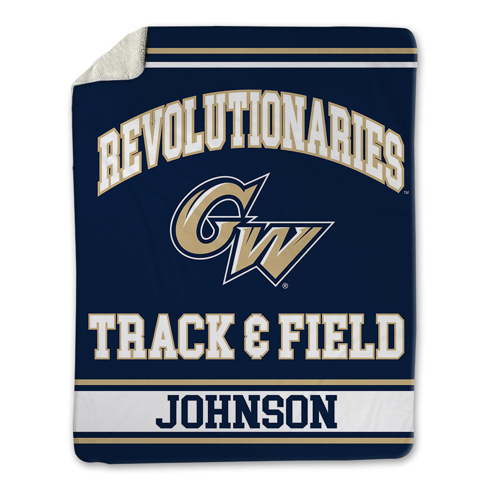 GWU - NCAA Men's Track & Field : Blake Johnson - Blanket-0
