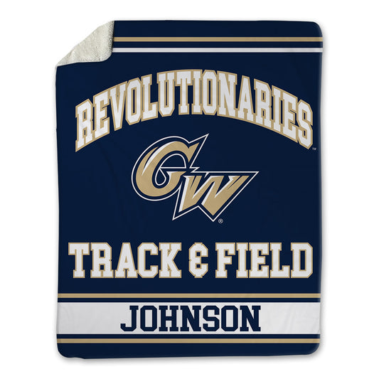GWU - NCAA Men's Track & Field : Blake Johnson - Blanket-0