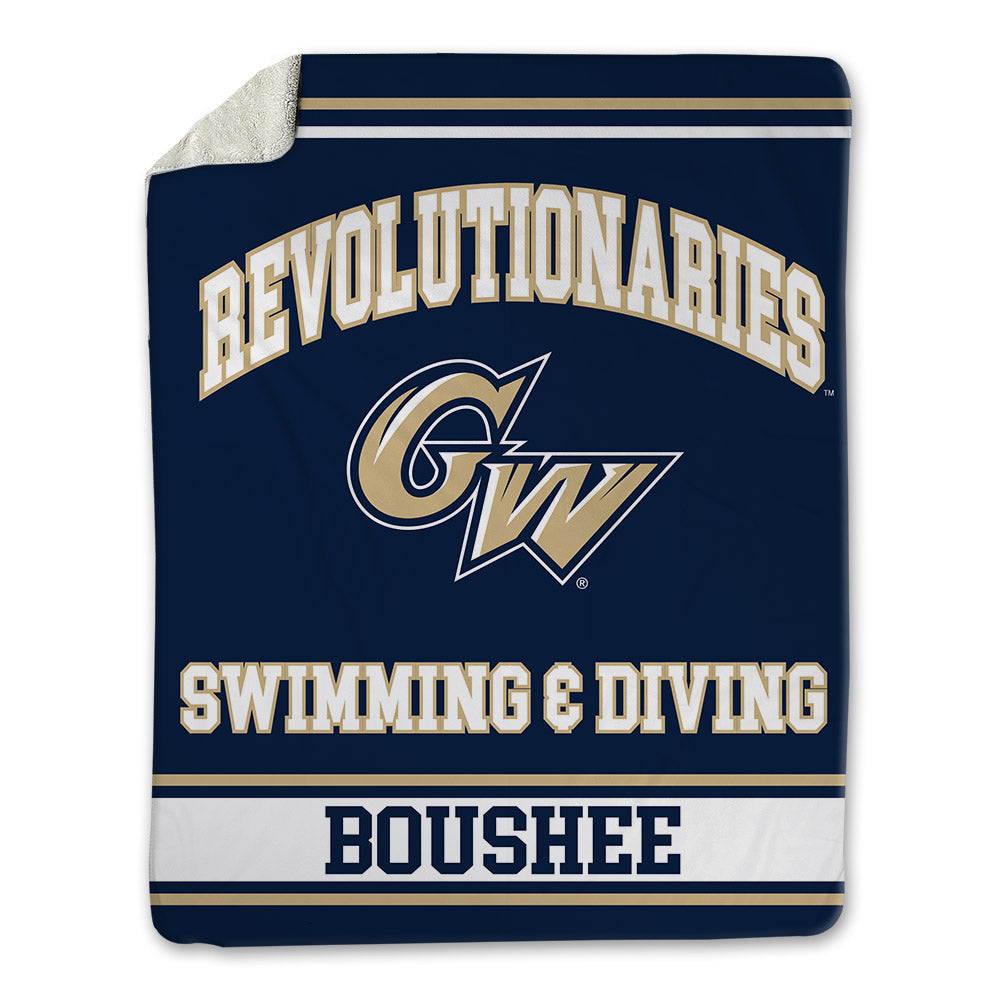 GWU - NCAA Men's Swimming & Diving : Gage Boushee - Blanket-0